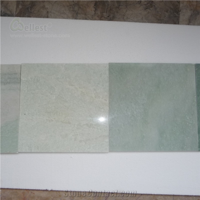 Chinese Emerald Green Marble Tiles