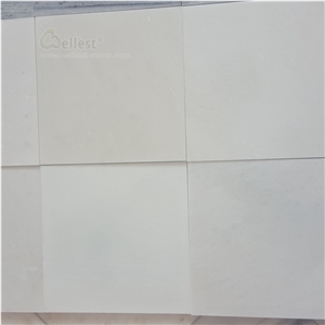 Pure White Matte Finish Quartzite Floor Wall Tiles