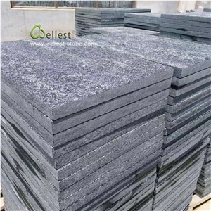 Qt020 Black Quartzite Natural Stone Paving Tile
