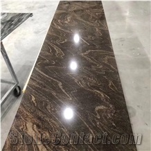New Elegant Brown Granite Vein Cut Cross Cut