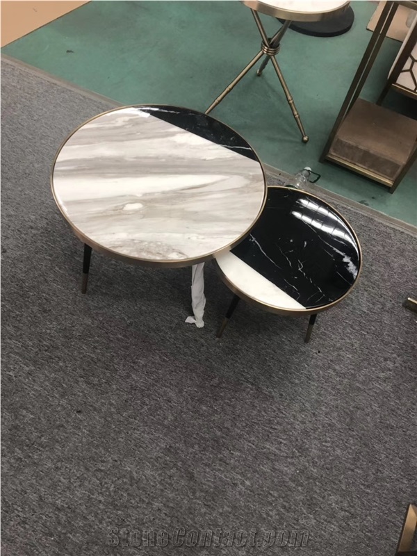 Square To Round Marble Slab Table, Round Marble Slab Table Top