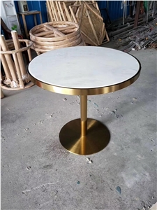Top Dining Table Marble Top Work Table