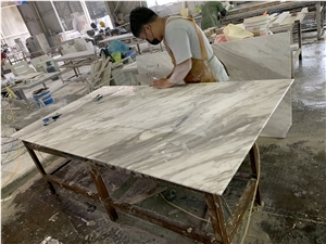 Wholesale Dining Table with Marble Top