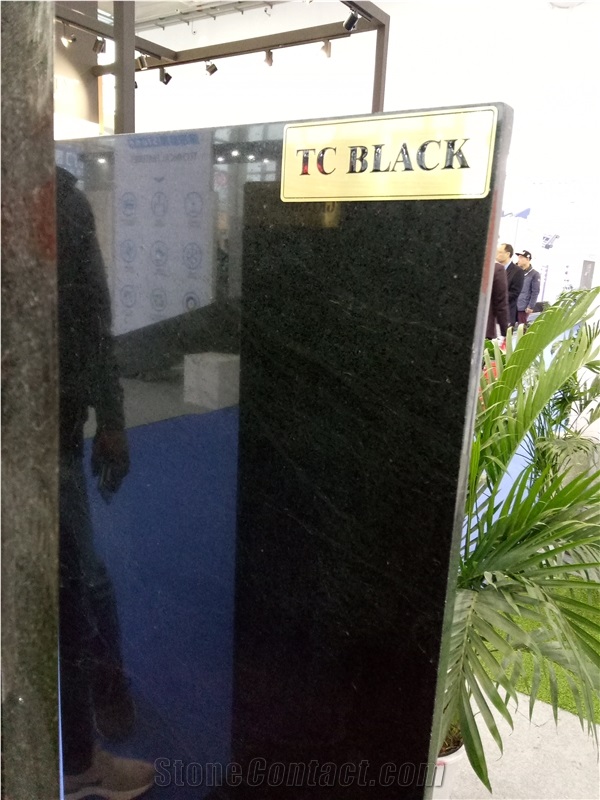 Tc Black Granite Slabs,Tiles