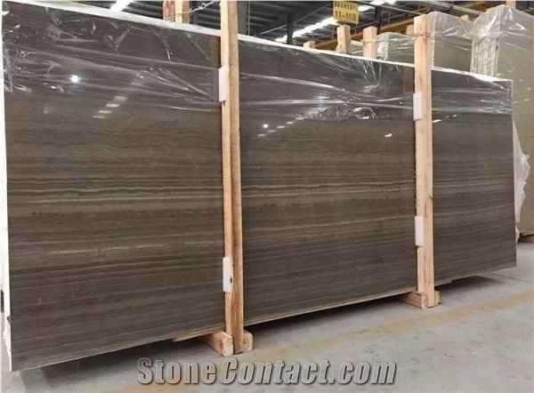 Light Weight Thin Coffee Brown Veins Marble Price
