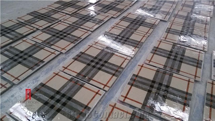 Luxury Waterjet Marble Pattern Wall Tiles