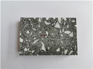 Natural Marble Chip Terrazzo Slab Design