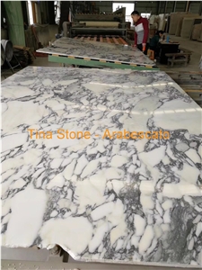Arabescato Marble Stone Tiles Slabs Wall Floor