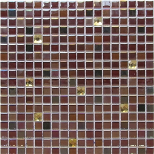 Brown Glass Mosaic Hotel Bathroom Swimming Pool