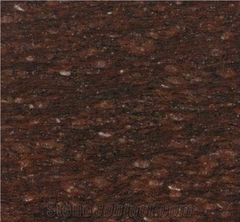 Brown Star Ruby Granite Wall Covering Slabs