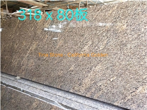 California Golden Granite Stone Slabs Flooring