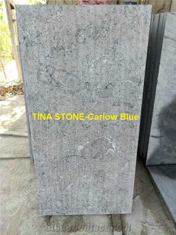 Carlow Blue Limestone Wall Tile Cavering Slabs