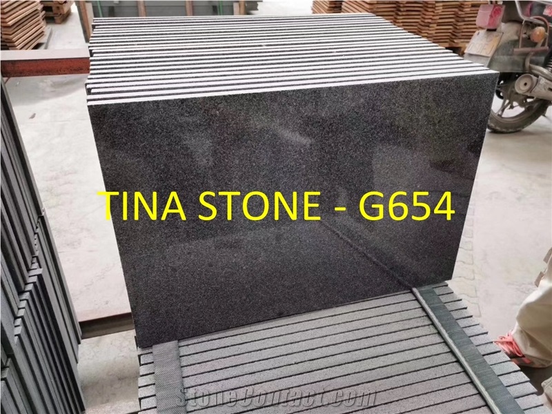 China Grey Granite G654 Slabs Tiles Floor Skirting