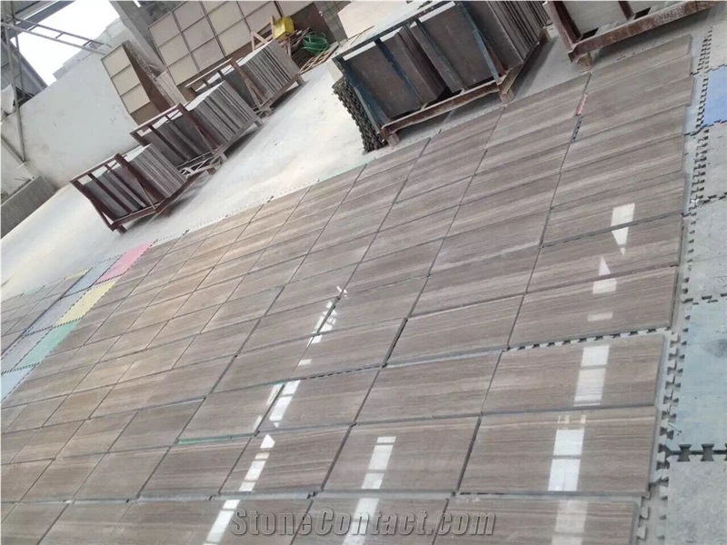 China Marble Coffee Sandalwood Marble Tiles Slabs