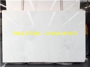 China White Marble Cheap Floor Covering Wall Tiles