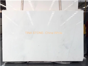 China White Marble Polished Building Tiles Slabs