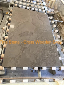 Cross Wooden Grey Stone Slabs Building Materials