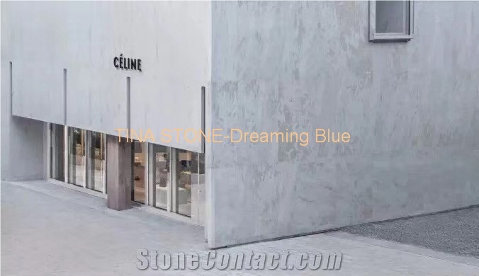 Dreaming Blue Marble Tiles Slabs Wall Covering