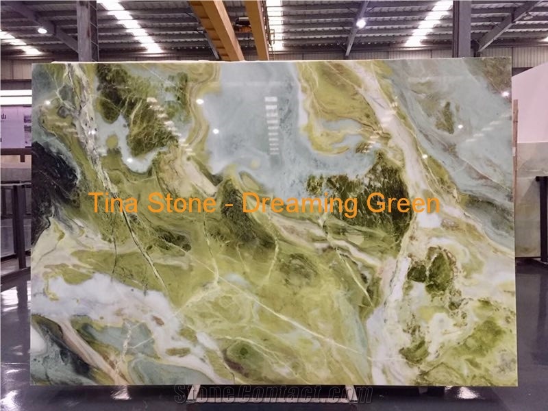 Dreaming Green Stone Marble Tiles Slabs Wall Floor