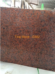 G562 Granite Stone Red Slabs Tiles Floor Wall