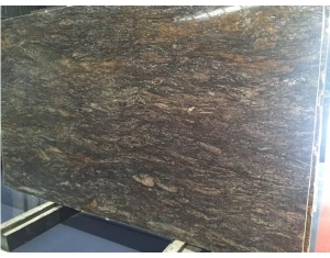 Golden Brown Granite Tile Slabs Wal Floor Covering