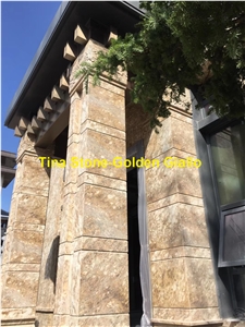 Golden Giallo Granite Building Tiles Wall Floor