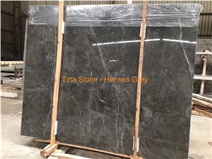 Hermes Grey Marble Stone Slab Wall Flooring Tiles