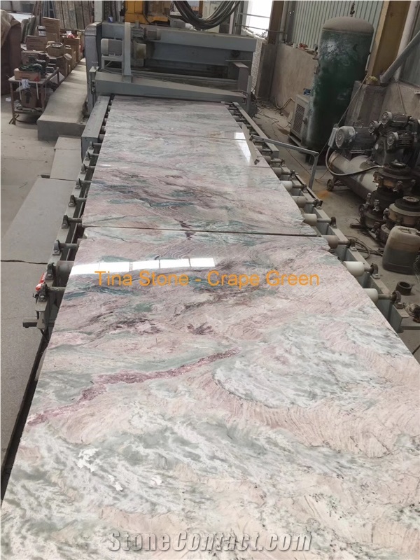 Hot Crape Green Marble Stone Slabs for Building