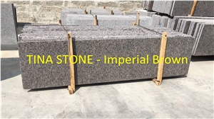 Imperial Brown Granite Wall Slabs Floor Tiles