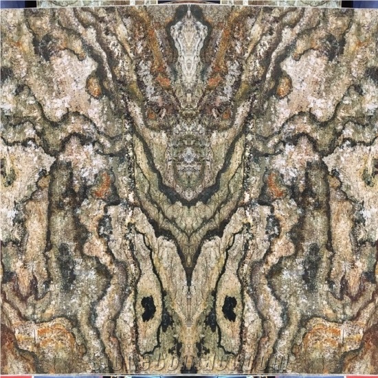 Imported Granite Shangri-La Tiles Slabs Wall Cover