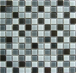 Interior Stone Mosaic Multicolor Glass Floor Wall