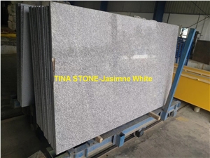 Jasmine White Granite Tiles Slabs Floor Covering