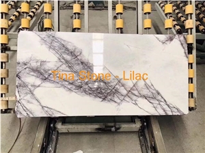 Lilac Marble Tiles Slabs Floor Covering Polished