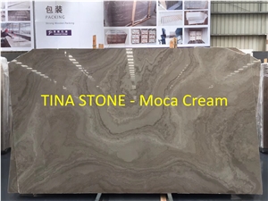 Moca Cream Marble Stone Slabs Tiles Wall Floor