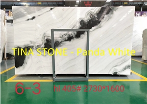 Panda White Marble Slabs China White Flooring Tile