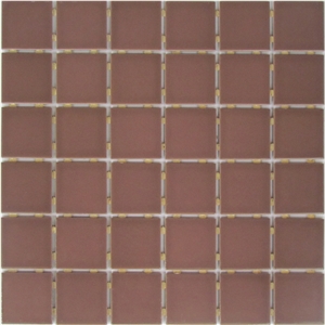 Red Ceramic Floor Mosaic Building Decoration