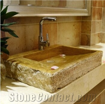 Traverine Stone Wash Sinks Basins Kitchen Bathroom