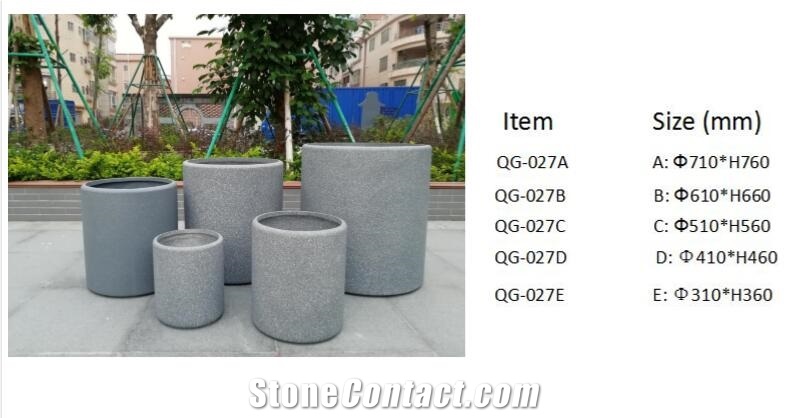 Light Weight Grc Planter Pots Qg-027