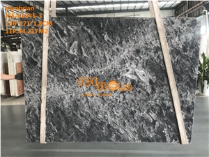 China Black Grey Marble Slabs Tiles