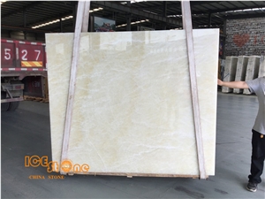 China Pure Yellow Onyx with Perfect Transpancy