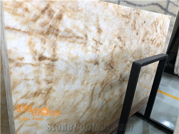 China Yellow Flower Onyx with Cheap Price