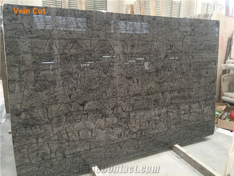 Chinese Oracle Grey Marble Slab & Block Available