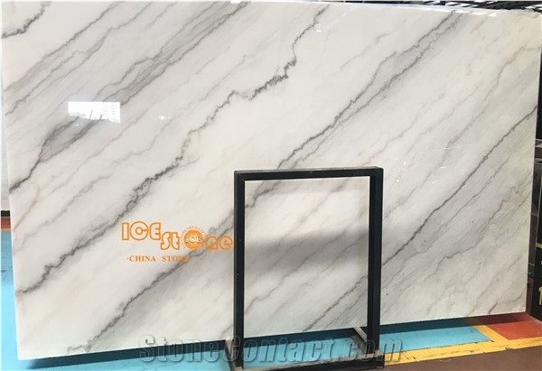 Guangxi White/Grey Vein/Marble Slab/China Stone