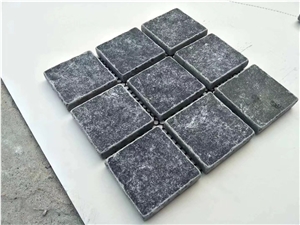 Black Limestone Mosaics Pattern
