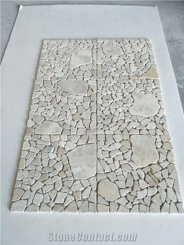 Mosaics Made from Different Colors and Stones