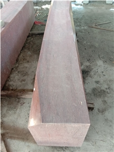 Red Porphyry Exterior Furniture Bench