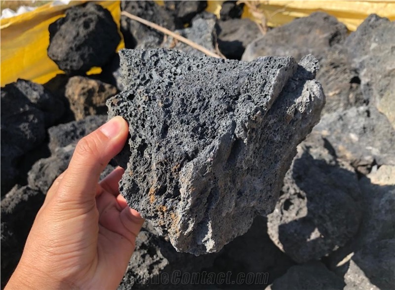 Pumice Stone, Indonesia Black Lava Rock