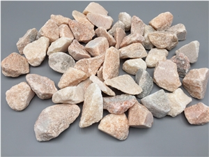 Pink Quartz Gravel , Crushed Gravel ,Stone Chips