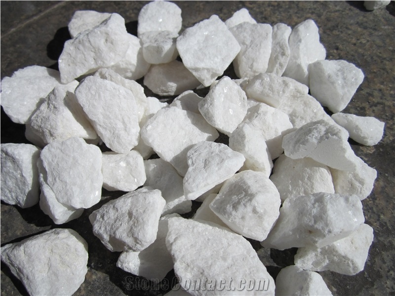 White Stone Chip, Crushed Stone, Stone Rock