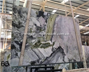China White Beauty Green Marble Slabs for Cover